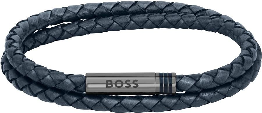 Boss Armband Sieraden roestvrij staal leren armband wikkelarmband ARES voor hoodie shirt jeans sneakers ondergoed hugo orange!