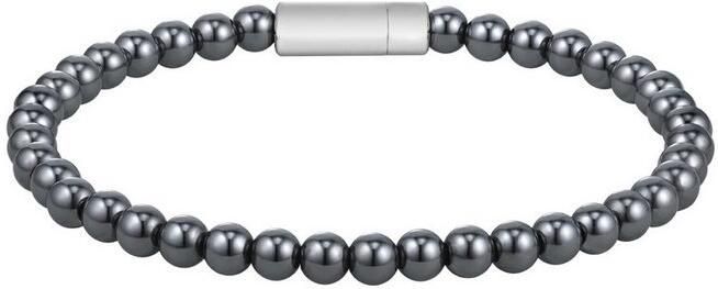 Boss Armband SPHERE BEADS met onyx of hematiet