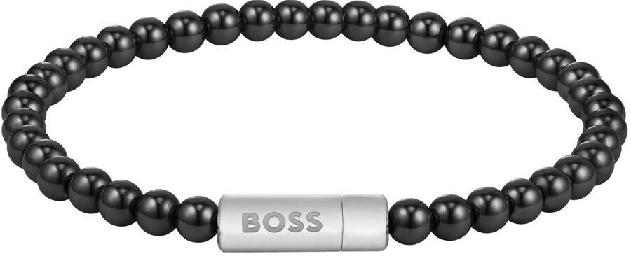 Boss Armband SPHERE BEADS met onyx of hematiet - Foto 2