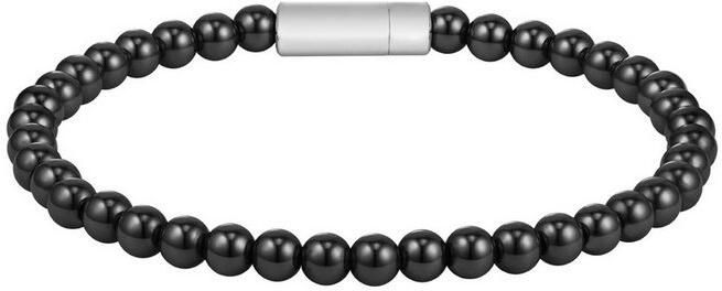 Boss Armband SPHERE BEADS met onyx of hematiet