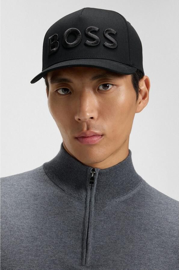 Boss Sevile Monochrome Cap Black- Heren Black - Foto 3