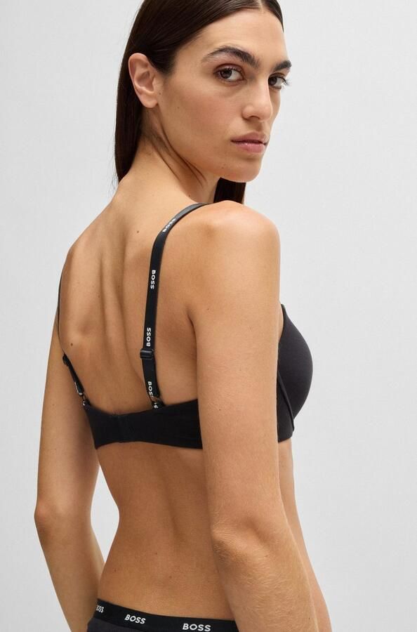BOSS Beugel-bh UNDERWIRE BRA CI met tekst op de schouderbanden - Foto 6
