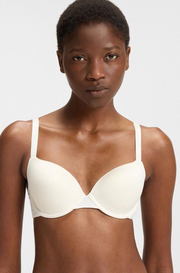 BOSS Beugel-bh UNDERWIRE BRA CI met tekst op de schouderbanden - Foto 10