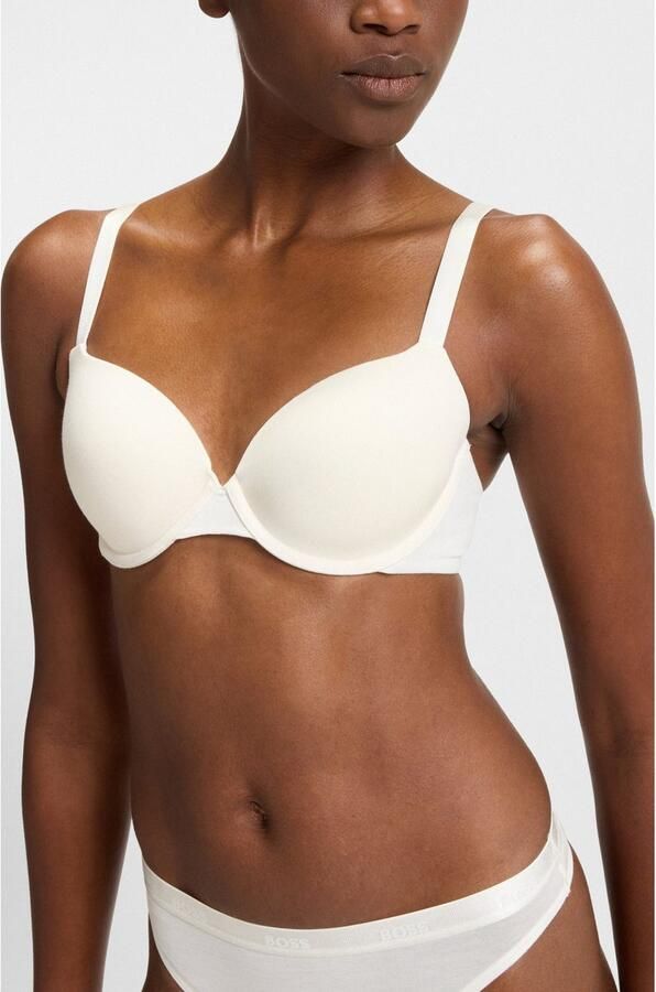 BOSS Beugel-bh UNDERWIRE BRA CI met tekst op de schouderbanden - Foto 7