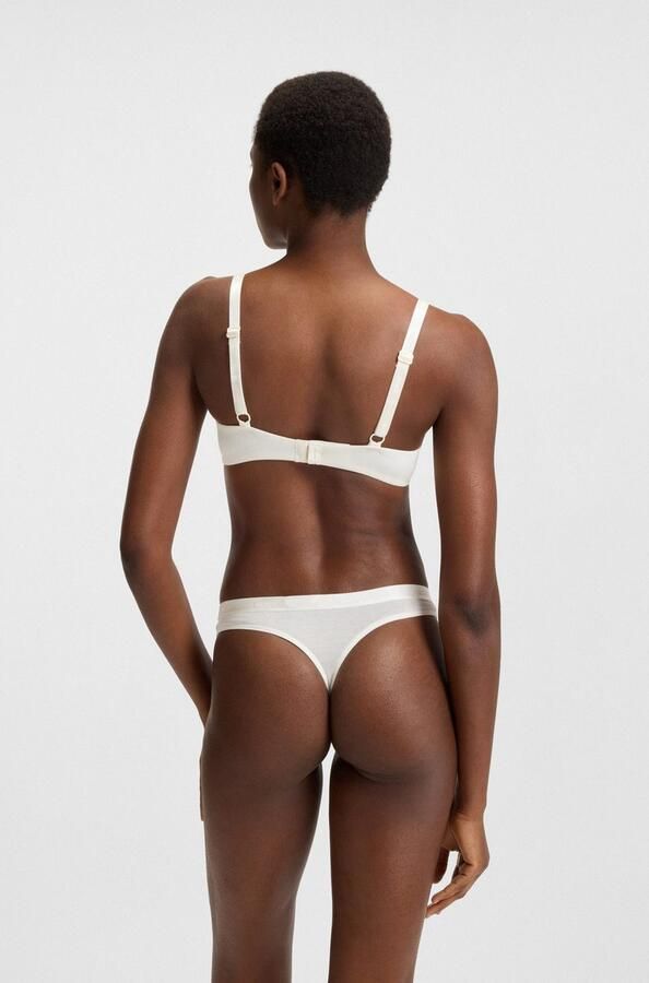 BOSS Beugel-bh UNDERWIRE BRA CI met tekst op de schouderbanden - Foto 9