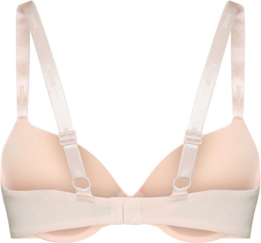 BOSS Beugel-bh UNDERWIRE BRA CI met tekst op de schouderbanden