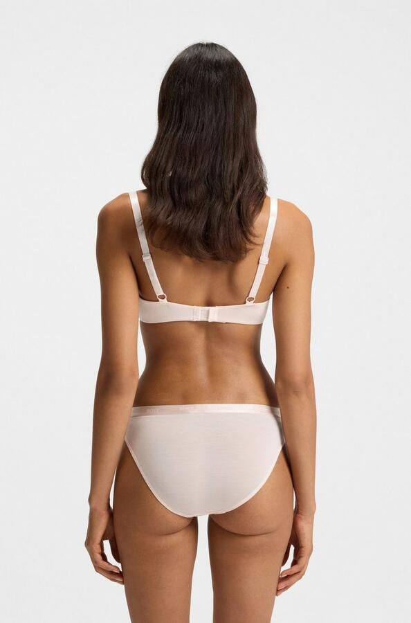 BOSS Beugel-bh UNDERWIRE BRA CI met tekst op de schouderbanden - Foto 7