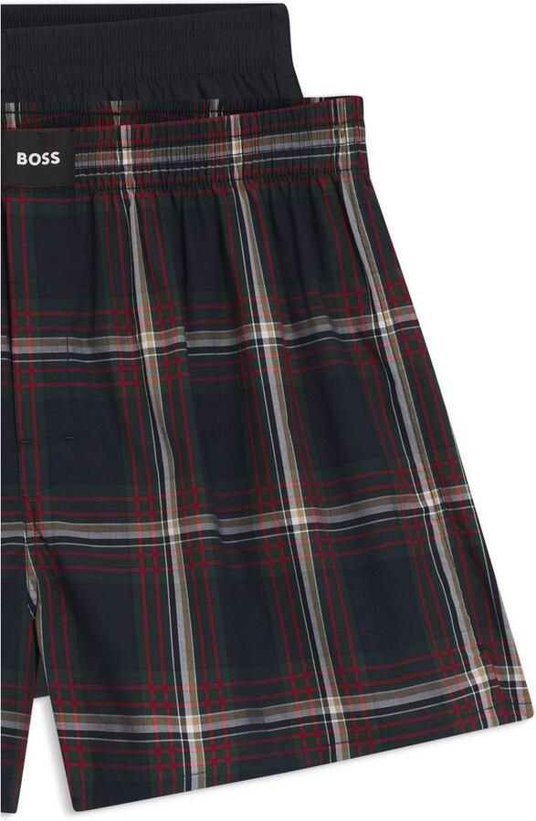 BOSS Boxershort 2P Boxer S. CW Peach met logopatch op de tailleband (set 2 stuks) - Foto 7