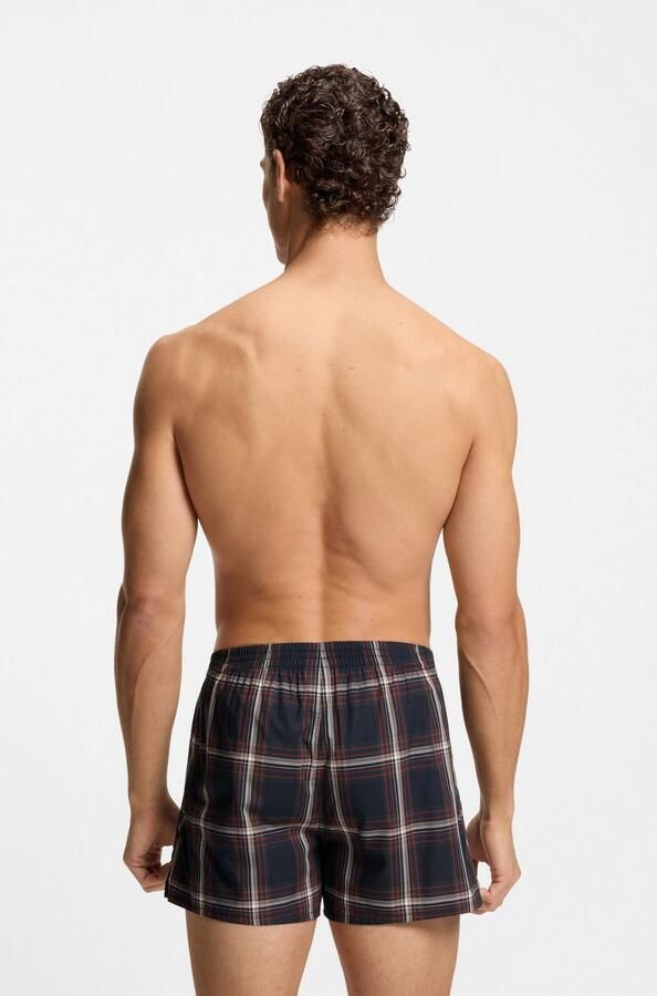 BOSS Boxershort 2P Boxer S. CW Peach met logopatch op de tailleband (set 2 stuks) - Foto 6