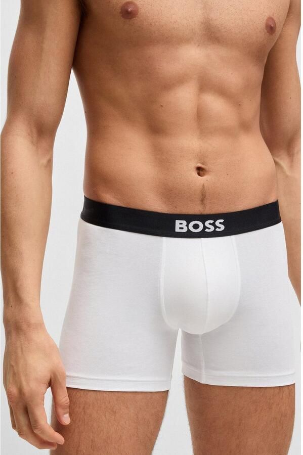 Boss Boxershort met elastische band met logo in een set van 3 stuks model 'ONE' - Foto 4