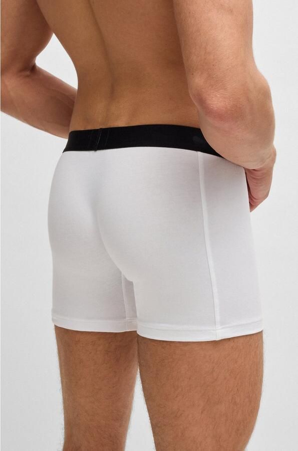 Boss Boxershort met elastische band met logo in een set van 3 stuks model 'ONE' - Foto 5