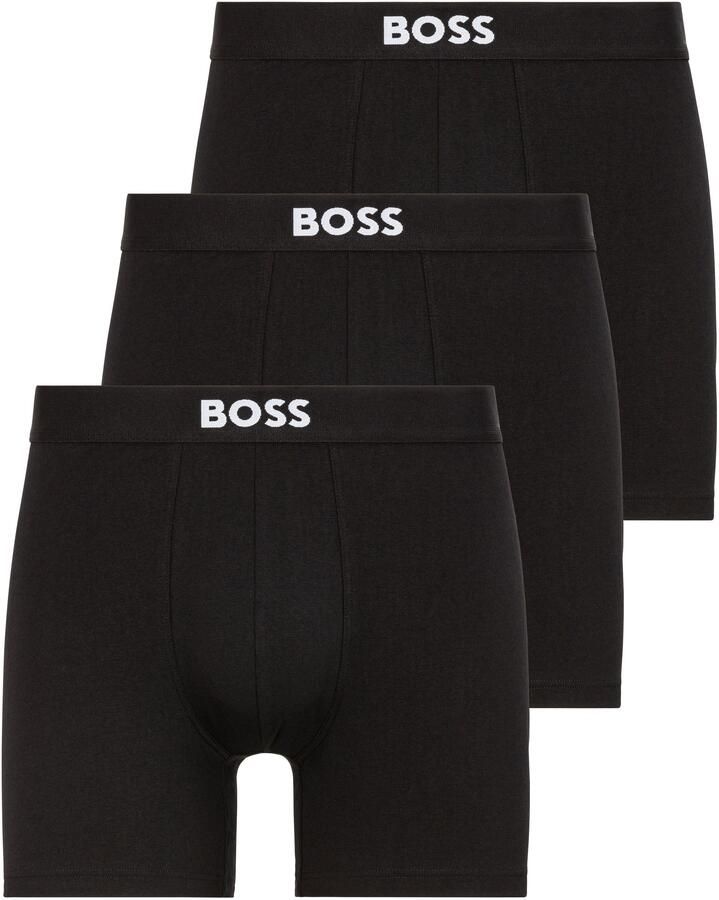 Boss Boxershort met elastische band met logo in een set van 3 stuks model 'ONE' - Foto 9