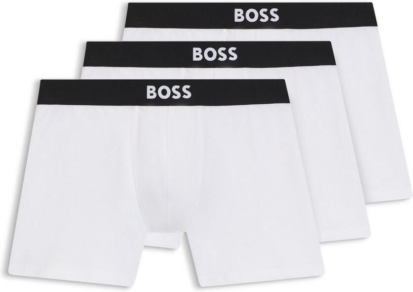 Boss Boxershort met elastische band met logo in een set van 3 stuks model 'ONE' - Foto 7