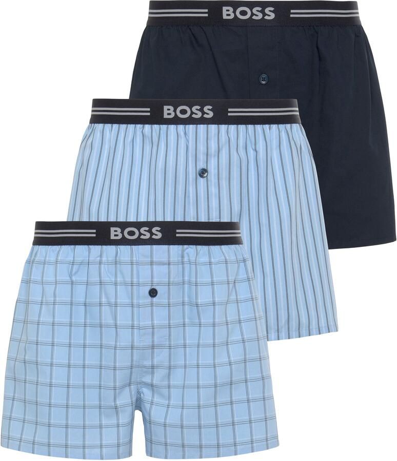 Boss Boxershort met elastische band met label in een set van 3 stuks - Foto 3