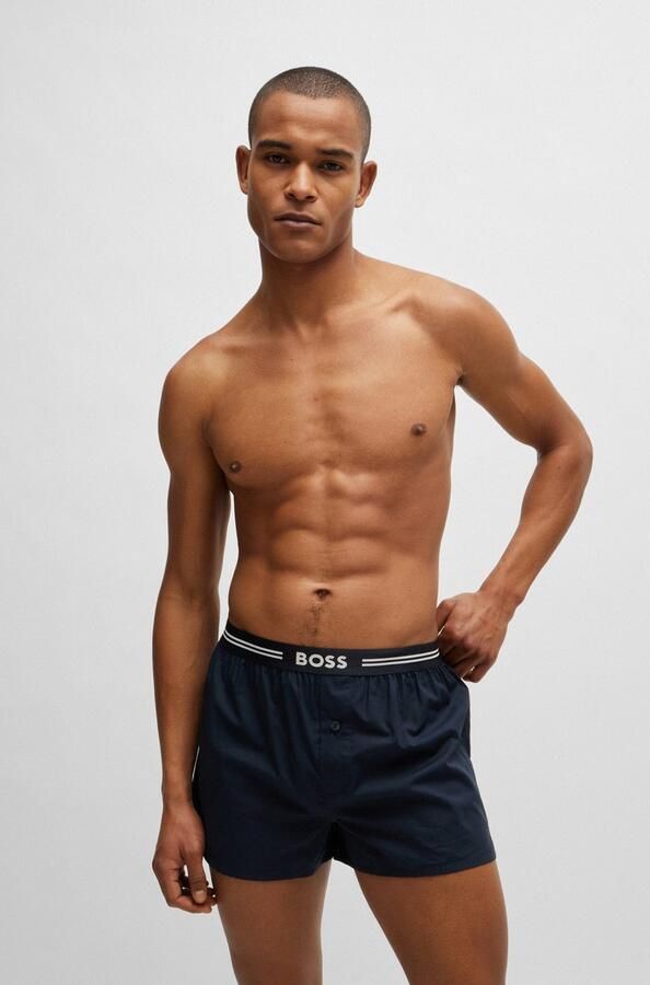 Boss Boxershort met elastische band met label in een set van 3 stuks - Foto 6