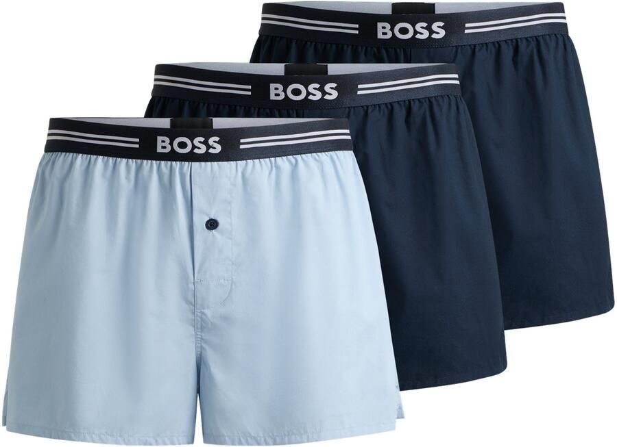 Boss Boxershort met elastische band met label in een set van 3 stuks - Foto 2