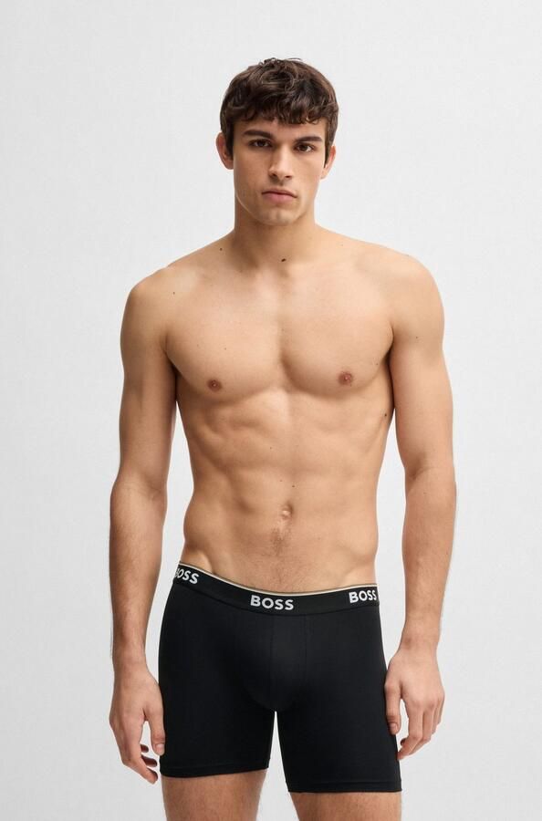 Boss Boxershort met elastische logoband in een set van 3 stuks - Foto 5