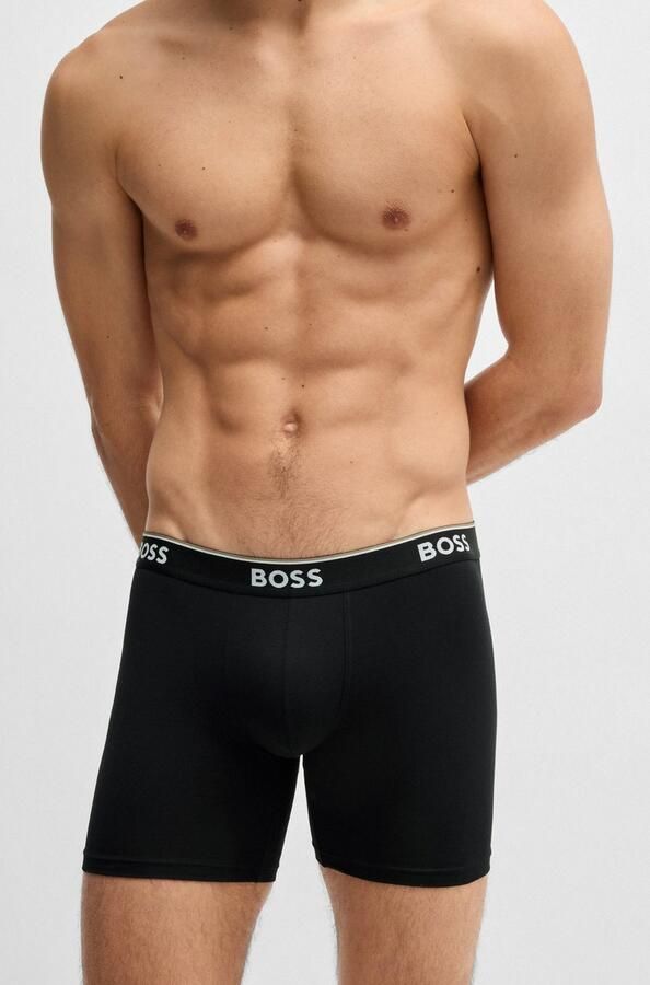 Boss Boxershort met elastische logoband in een set van 3 stuks - Foto 7