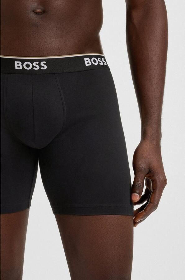 Boss Boxershort met elastische logoband in een set van 3 stuks - Foto 3