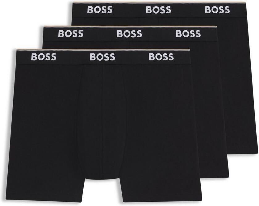Boss Boxershort met elastische logoband in een set van 3 stuks - Foto 2
