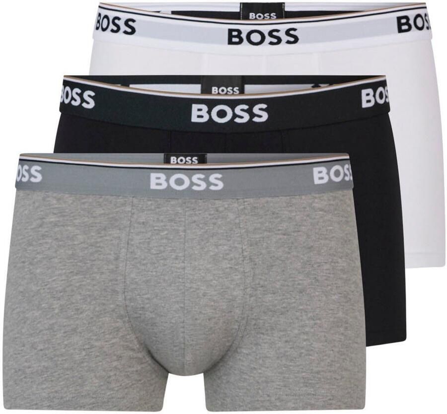 Boss Boxershort met elastische band met logo in een set van 3 stuks - Foto 9