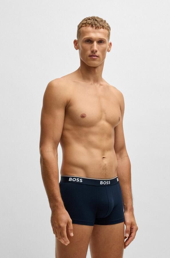 Boss Boxershort met elastische band met logo in een set van 3 stuks - Foto 13