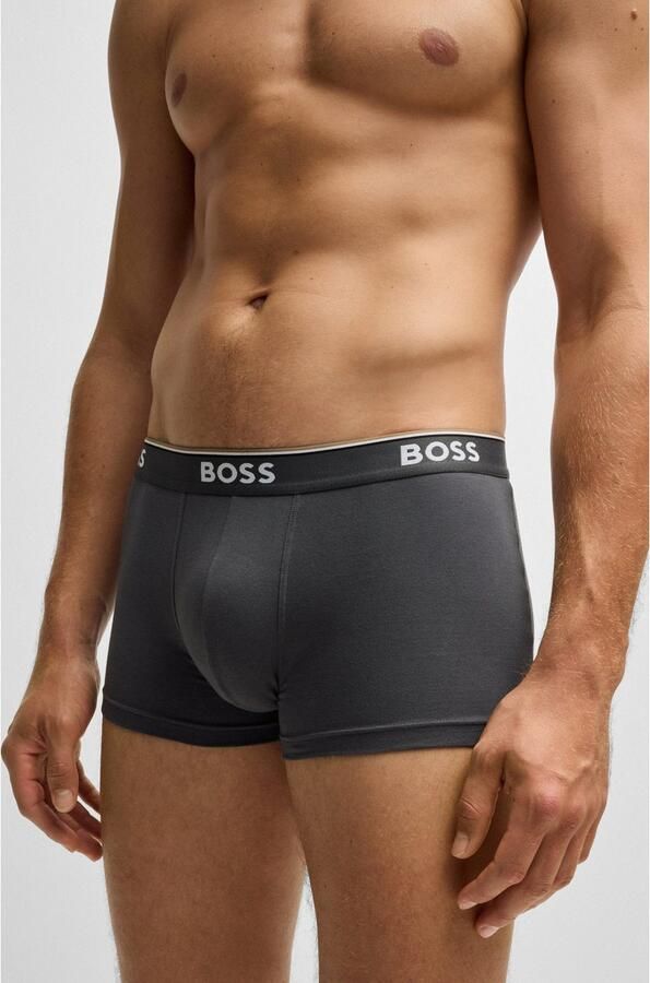 Boss Boxershort met elastische band met logo in een set van 3 stuks - Foto 7