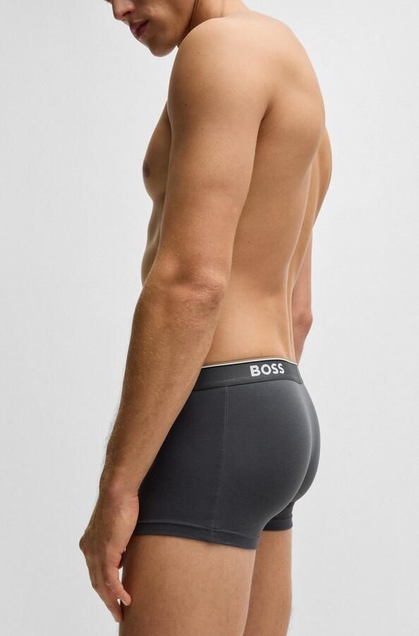 Boss Boxershort met elastische band met logo in een set van 3 stuks - Foto 9
