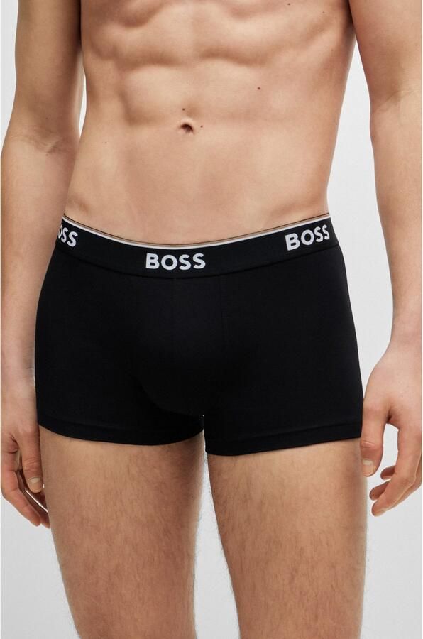 BOSS Boxershort TRUNK 3 PACK opdruk op de tailleband (3 stuks) - Foto 14
