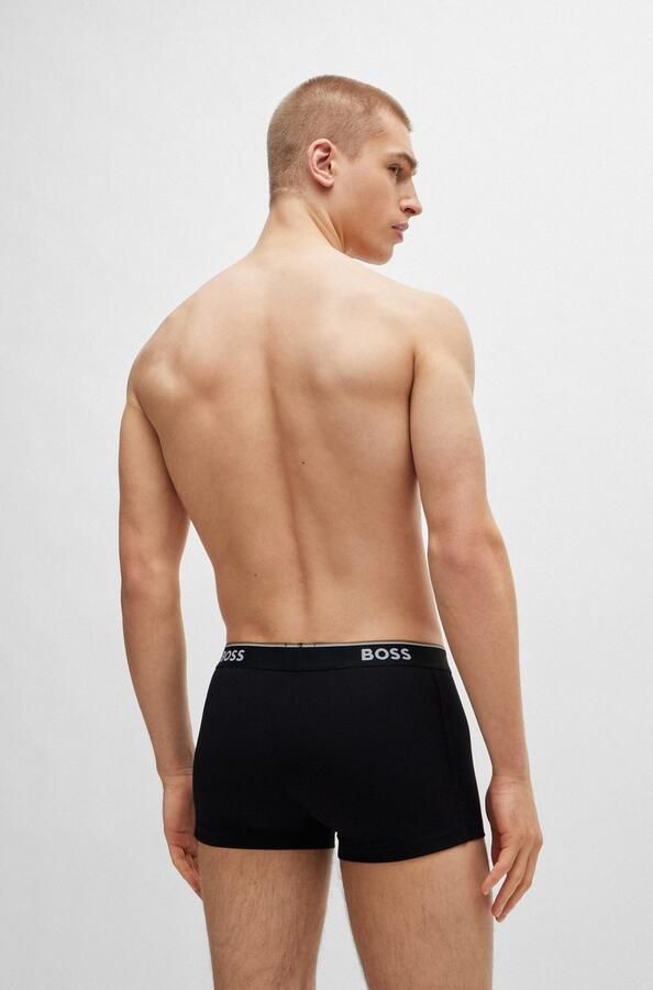 BOSS Boxershort TRUNK 3 PACK opdruk op de tailleband (3 stuks) - Foto 7