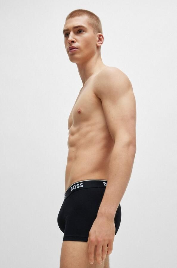 BOSS Boxershort TRUNK 3 PACK opdruk op de tailleband (3 stuks) - Foto 9