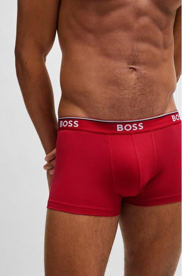 Boss Boxershort met elastische band met logo in een set van 3 stuks - Foto 7