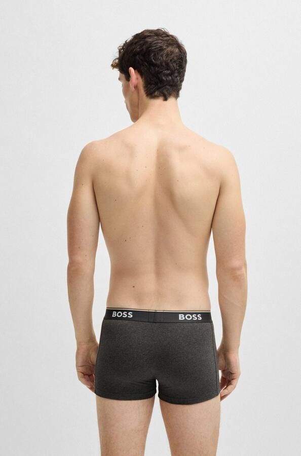 BOSS Boxershort TRUNK 3 PACK opdruk op de tailleband (3 stuks) - Foto 10