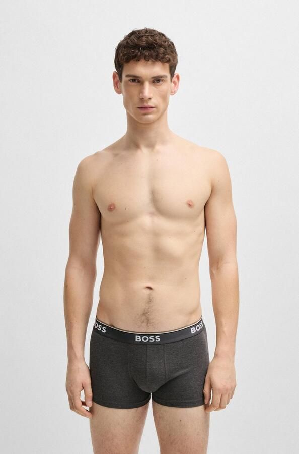 BOSS Boxershort TRUNK 3 PACK opdruk op de tailleband (3 stuks) - Foto 11