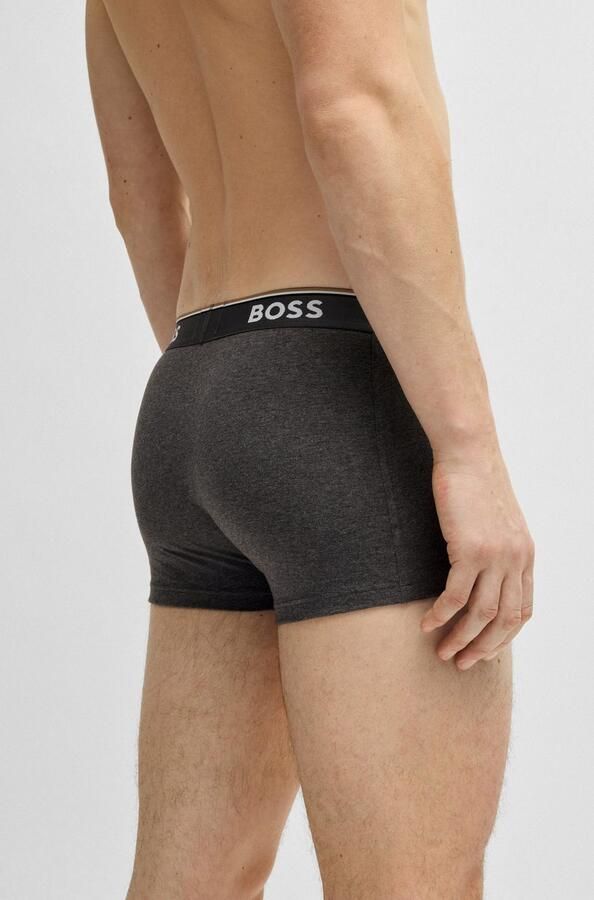 BOSS Boxershort TRUNK 3 PACK opdruk op de tailleband (3 stuks) - Foto 13