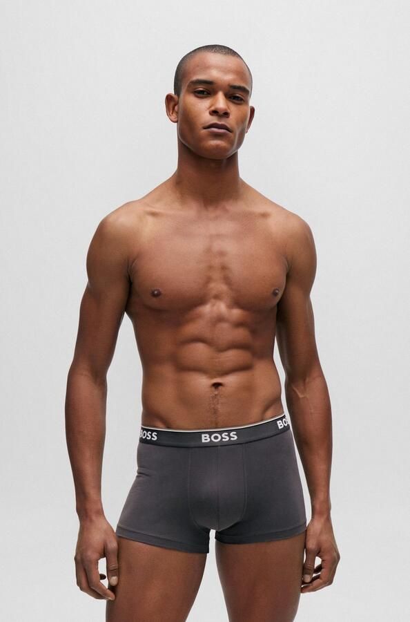 Boss Boxershort met elastische band met logo in een set van 3 stuks - Foto 16