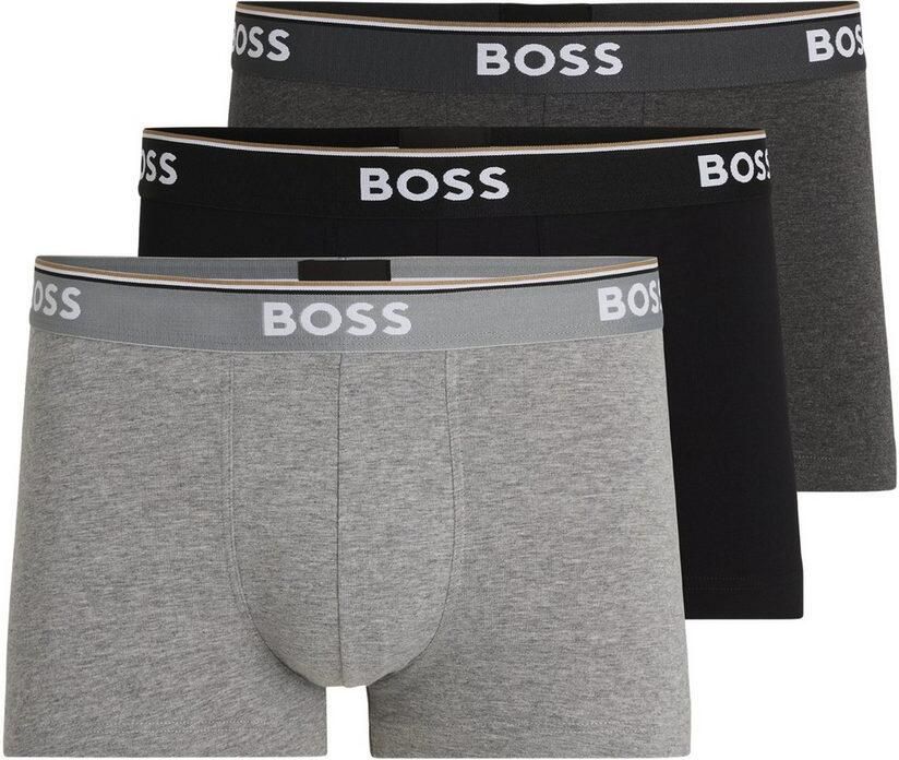 BOSS Boxershort TRUNK 3 PACK opdruk op de tailleband (3 stuks) - Foto 3