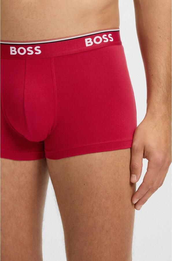 Boss Boxershort met elastische band met logo in een set van 3 stuks - Foto 8