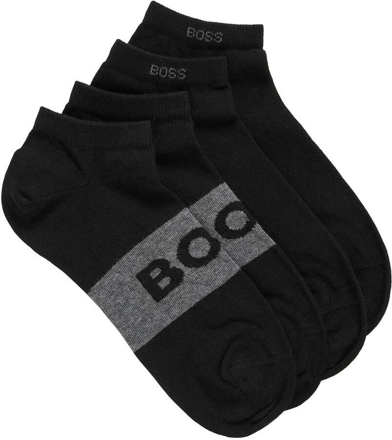 BOSS Business-sokken 2P AS Logo CC met groot ingestrikt logo-opschrift (2 paar Set van 2) - Foto 7