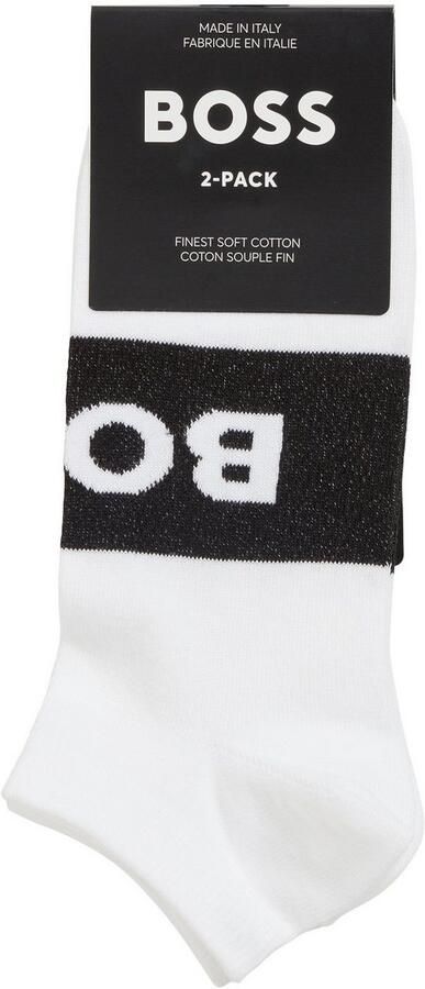BOSS Business-sokken 2P AS Logo CC met groot ingestrikt logo-opschrift (2 paar Set van 2) - Foto 3