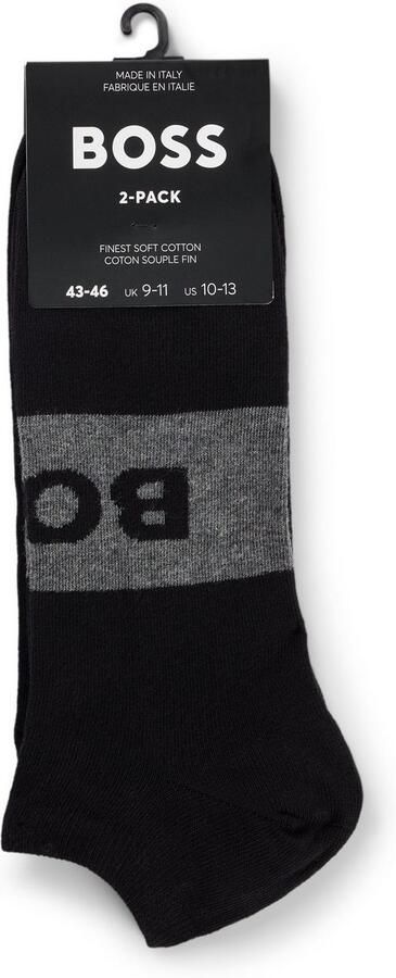 BOSS Business-sokken 2P AS Logo CC met groot ingestrikt logo-opschrift (2 paar Set van 2) - Foto 6