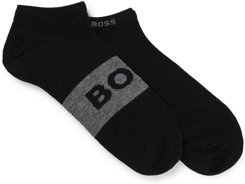 BOSS Business-sokken 2P AS Logo CC met groot ingestrikt logo-opschrift (2 paar Set van 2) - Foto 4