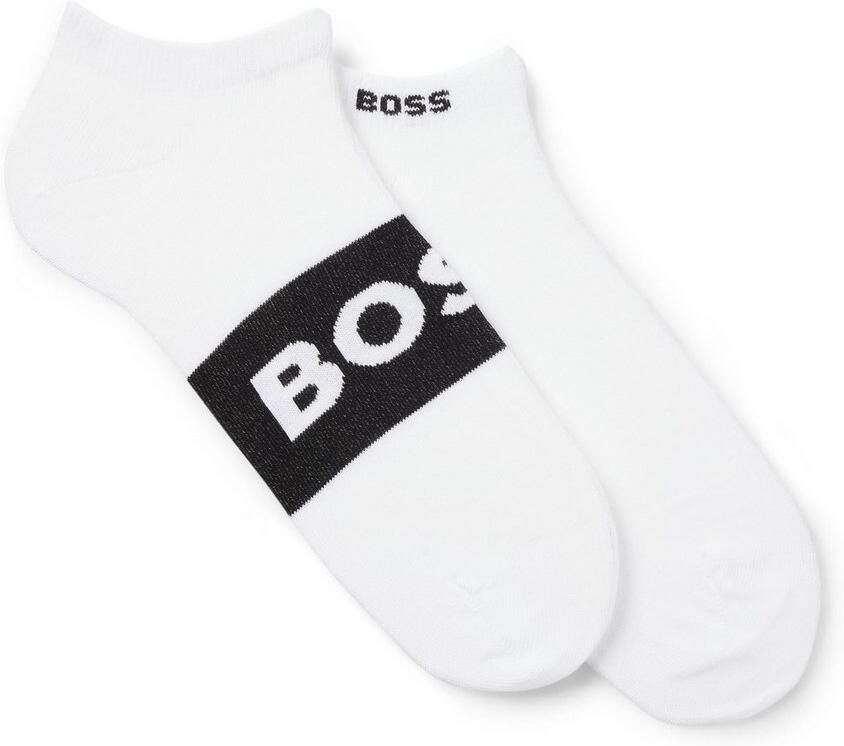 BOSS Business-sokken 2P AS Logo CC met groot ingestrikt logo-opschrift (2 paar Set van 2)