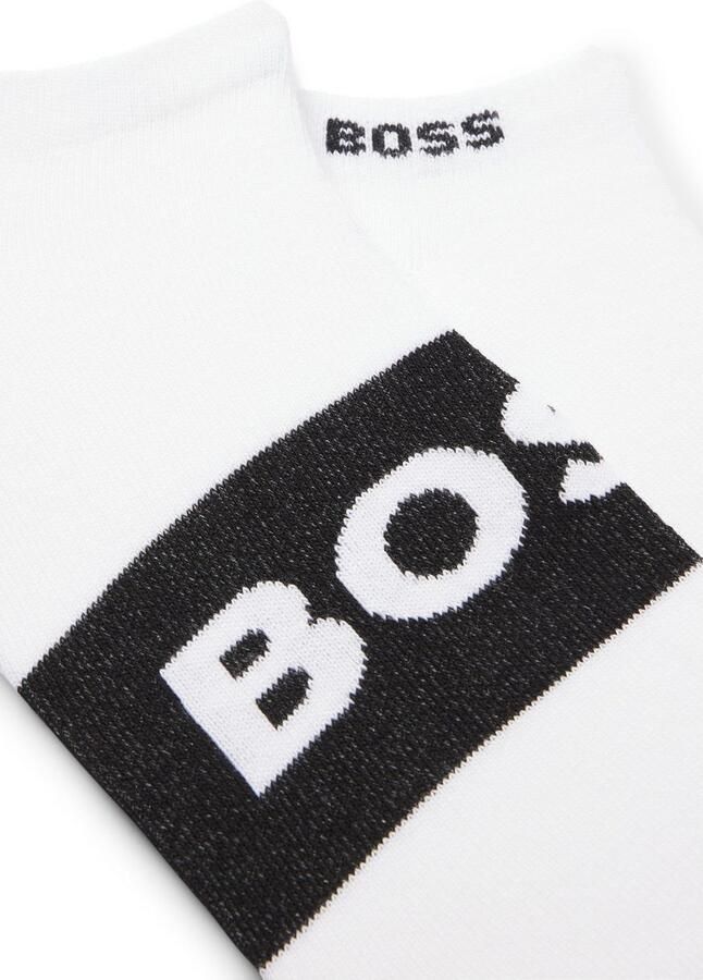 BOSS Business-sokken 2P AS Logo CC met groot ingestrikt logo-opschrift (2 paar Set van 2) - Foto 2
