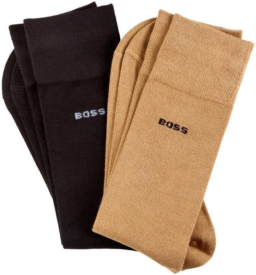 BOSS Business-sokken 2P RS Bamboo 1027 met gebreide boorden (set 2 paar) - Foto 6