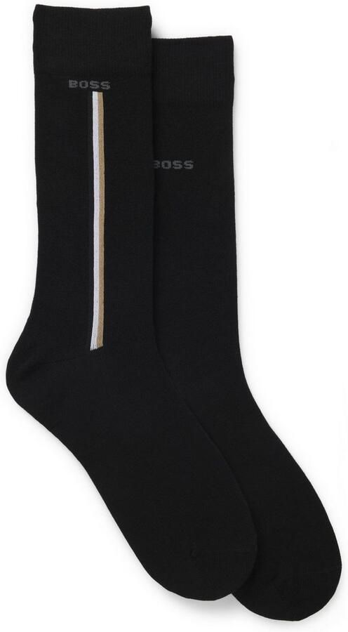 BOSS Business-sokken 2P RS Iconic CC met contraststrepen opzij (2 paar) - Foto 4