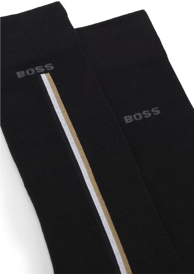 BOSS Business-sokken 2P RS Iconic CC met contraststrepen opzij (2 paar) - Foto 2