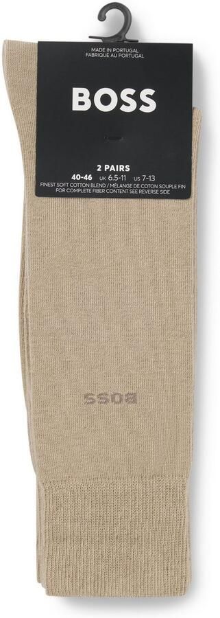 BOSS Business-sokken 2P RS Uni CC (set 2 paar 2 stuks) - Foto 8