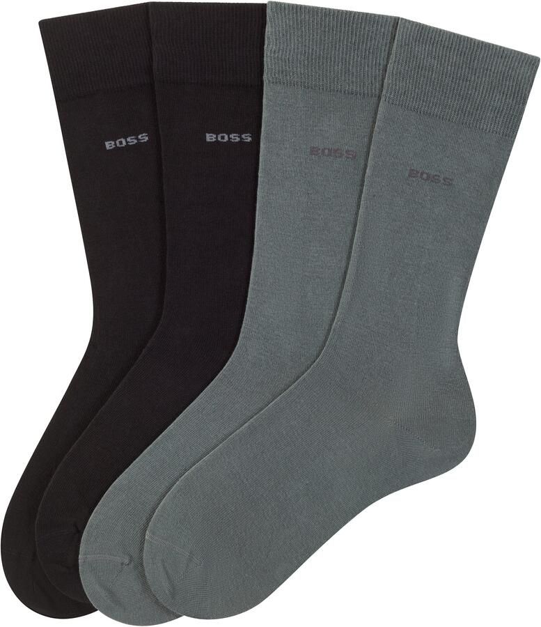 BOSS Business-sokken 2P RS Uni CC (set 2 paar 2 stuks) - Foto 6