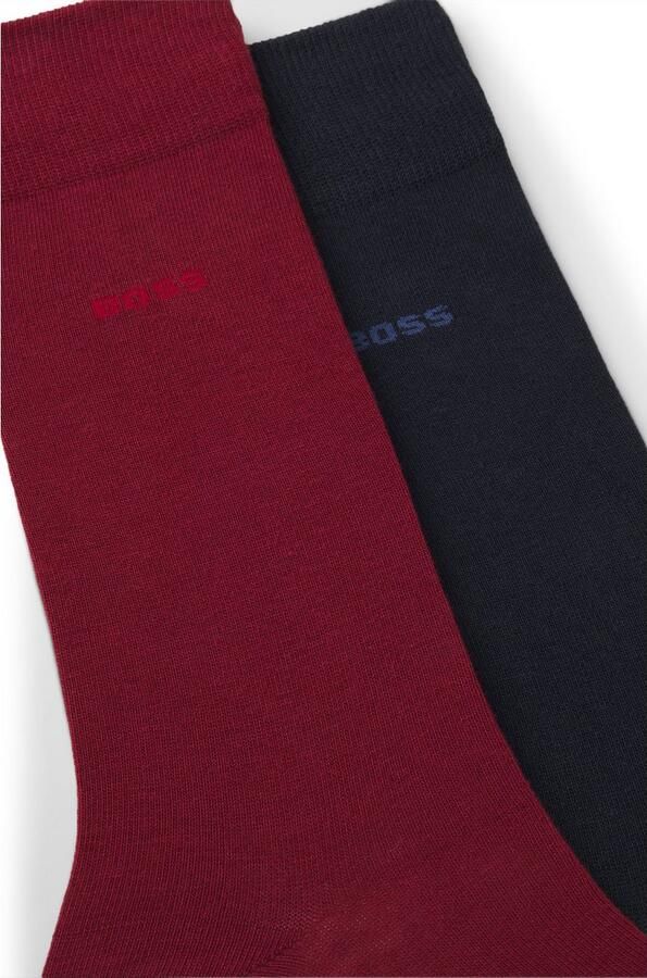 BOSS Business-sokken 2P RS Uni CC (set 2 paar 2 stuks)